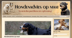 Desktop Screenshot of hondenadviesopmaat.nl