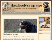 Tablet Screenshot of hondenadviesopmaat.nl